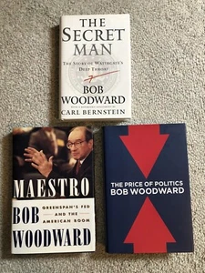 Lot of 3 Books by Bob Woodward -Price of Politics, Secret Man, Maestro - Picture 1 of 3