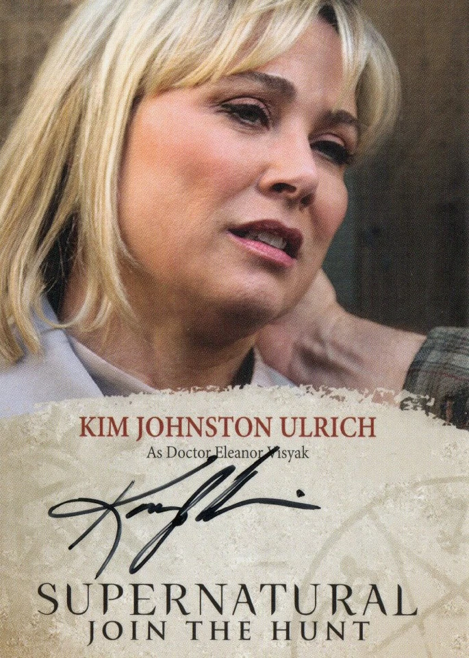 Supernatural Seasons 4-6 Auto KJU Kim Johnston Ulrich As Dr. Eleanor Visyak - Image 1 of 1