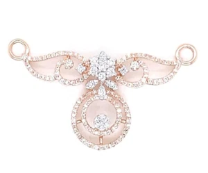 Colgante Mangalsutra Diamante Ligero, Mangalsutra Oro. - Imagen 1 de 4