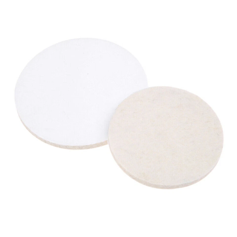 4'' 5'' Wool Buffing Polishing Wheel Disc Pad Hook and Loop for Buffer Polisher - Image 1 of 4