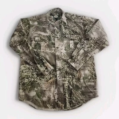 Cabela's Classic Medium Tall Reg Button-Down Long-Sleeve Shirt - CAMOUFLAGE  - Image 1 of 4