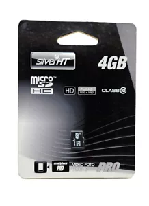 SILVERHT CLASS10 4 GIGABYTES HC MICROSD MEMORY CARD - Picture 1 of 1