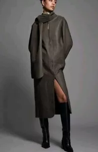 COS The Padded Liner Coat In Brown Size 4 - Picture 1 of 9