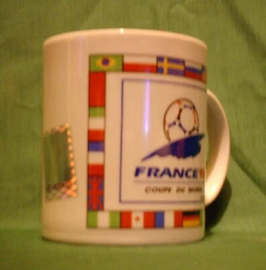Football World Cup France 1998 Tea/Coffee Mug Mint And Unused Made In France - Picture 1 of 1