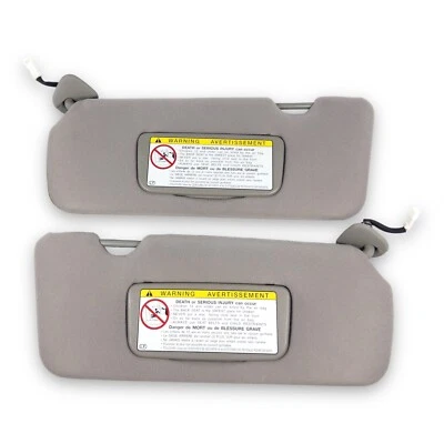 Par de parasoles laterales para conductor y pasajero Lexus ES300 1999-2001 gris iluminado Foto 1 de 4