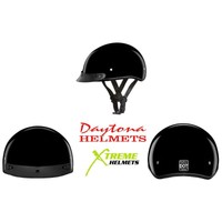Daytona Youth Black Skull Cap Half 