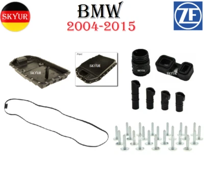 Panela/filtro de óleo de transmissão com vedações e adaptadores + gaxetas e parafusos para BMW ZF - Imagem 1 de 4