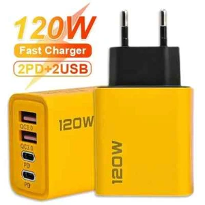 Chargeur Rapide De Type C Pour Iphone Samsung Xiaomi, Adaptateur USB++++ - Photo 1 sur 13
