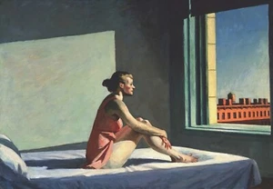 Morning Sun Painting by Edward Hopper Reproduction - Picture 1 of 3