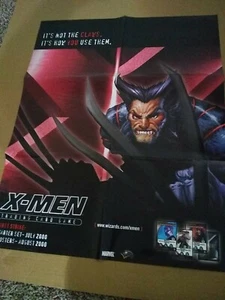 2000 Marvel X-Men TCG Wolverine Wizards of the Coast promo poster 28 x 22 new  - Picture 1 of 4
