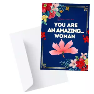 You Are An Amazing Woman Greeting Card For Her - Picture 1 of 3