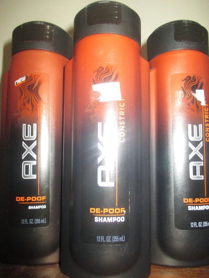 Lot of 3 AXE Constrict De-Poof Shampoo. 12 OZ Each - Image 1 of 1