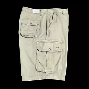 Herren Remington Arms 1816 hellbraun khakibraun flach vorne Cargoshorts Größe 36 Taschen - Bild 1 von 13