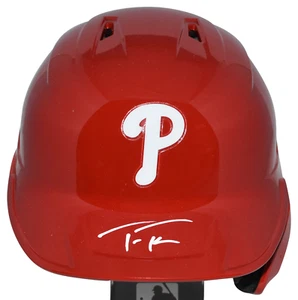 TREA TURNER SIGNED PHILADELPHIA PHILLIES FULL SIZE BASEBALL BATTING HELMET BAS - Picture 1 of 1