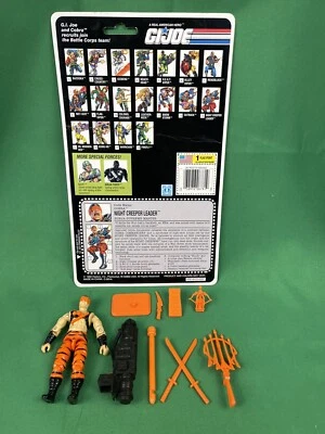 GI Joe Vintage Hasbro NIGHT CREEPER LEADER - COMPLETO Foto 1 de 4