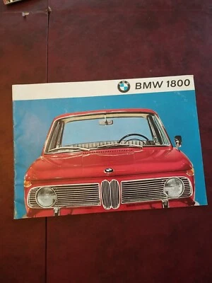 BMW 1800 1964 folleto de ventas del concesionario. Impreso julio 1964 Foto 1 de 4