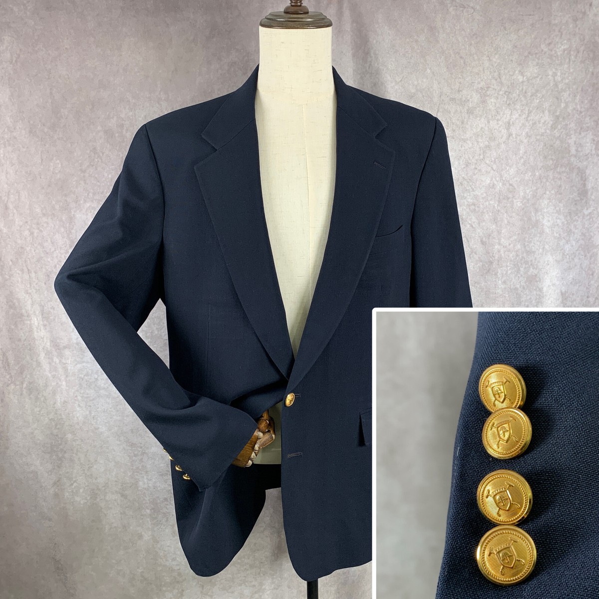LAUREN RALPH LAUREN ネイビー ブレザー 46R Lauren Ralph Lauren 46 Size Blazers for Men for sale | eBay