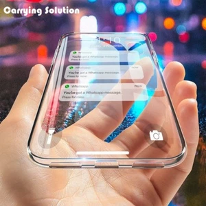 Für iPhone 7 8 11 12 13 14 Pro Max Mini XR Crystal Clear Hülle Transparent Weich - Bild 1 von 12