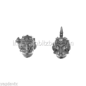 GISC28 TETE CASQUE x2 MILITARUM TEMPESTUS SCIONS WARHAMMER 40000 BITZ WK40 83-86 - Bild 1 von 1