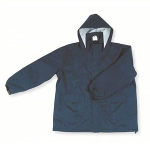 Condor Thinsulate Navy Blue Insulated Thick Rain Coat With Hood Rain Jacket - Picture 1 of 1