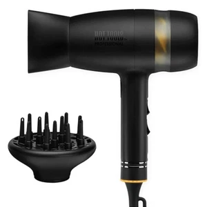 Hot Tools Pro Artist Black Gold Quietair Power Salon Hair Blow Dryer HTDR7000BG - Picture 1 of 4