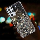 For Samsung S24 Ultra S23+ S22 S21 S20 Fe Glitter Bling Crystal Soft Case Cover