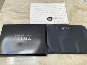 NCL PR1MA Inaugural Cruise Souvenir TRAVEL POUCH & Luggage Tags (2) Gift Wrapped - Picture 1 of 8