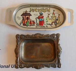 Gettysburg Fantasyland Mug "wood" Souvenir Tray Rapunzel Old Shoe Mother Goose - Picture 1 of 7