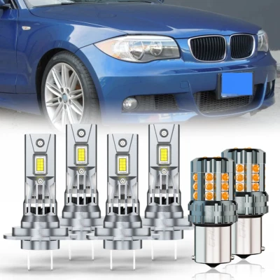 Kit de bombillas LED altas/bajas + intermitentes para BMW E87 128i 135i 2008-2013 Foto 1 de 4