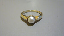 Alte 585 Gold Ring 2,6g Perle TOP Zustand