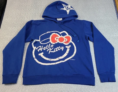 Los Angeles Dodgers Hello Kitty Sports Hoodie 2013 Sanrio MLB Youth XL READ Cover
