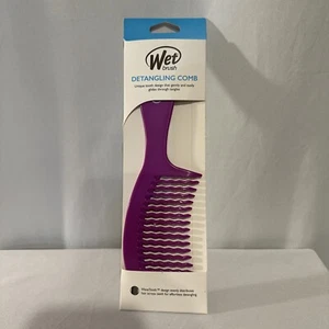 Wet Brush Hair Detangling Comb Wave Tooth Design For Tangles - Purple - Picture 1 of 1