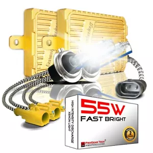 Heavy Duty H11 6000K 55W Fast Bright AC Digital HID Xenon Kit Headlight Foglight - Picture 1 of 12