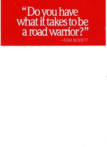 MOTEL 6 ROAD WARRIOR TRAVEL STUFF TOM BODETT VINTAGE BROCHURE CIRCA 1980'S CPICS - Picture 1 of 3