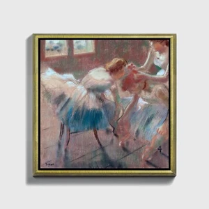 Stampa su Carta, Tela, Quadro o Cornice Edgar Degas Three Dancers preparing - Imagen 1 de 9