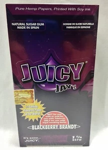 1 Schachtel Juicy Jay 1 1/4 Brombeerbrand Geschmack 24 Packungen mit kostenlosem Versand - Bild 1 von 1