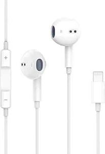 For iPhone SE 13 12 11 7 8 XR XS Max Headphones EarPhones Handsfree With mic - Picture 1 of 5
