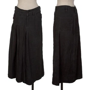 Y's Leinen Rock mit Taschenraffung Größe 2 (K-148838) - Bild 1 von 12