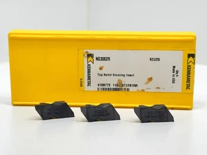 Kennametal NG3062R | New Carbide Grooving Inserts 4109772 | Grade KCU25 | 3pcs - Picture 1 of 2