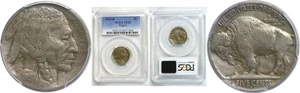 1913-D T-2 5C Buffalo Nickel PCGS VF-25 - Picture 1 of 3