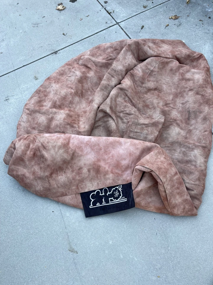 Lovesac Supersac Cover Super Soft Bean Bag Brown Lounge Chair COVER ONLY - Image 1 of 4