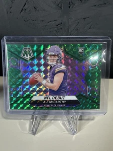 2024 Mosaic Nfl Debut JJ McCarthy RC Green - Bild 1 von 2