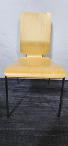 Ikea Beech Wooden Stackable Chairs (38B-0BA-DF2) - Picture 1 of 5