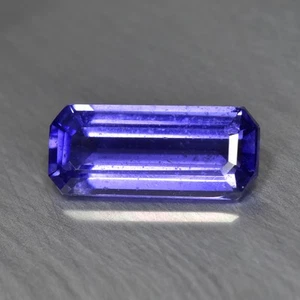 Piedra preciosa suelta de iolita azul intenso 100 % natural brillante octagan_brillante de 2,86 quilates - Imagen 1 de 1