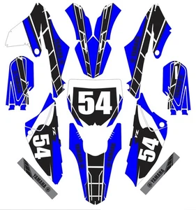 Graphics for Yamaha YZ65 YZ 65 2018-2025 blue Retro Decals - Picture 1 of 1
