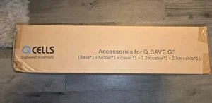 Q.SAVE-G3 Einzelstandfuß+Halter+Deckel+Kabel - Q-Cells NEU - Bild 1 von 2