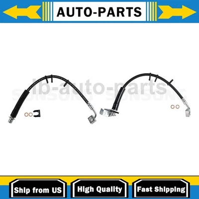 2X Manguera de línea de freno delantero Sunsong para Dodge Ram 1500 2006 2007 2008 2009 Foto 1 de 4