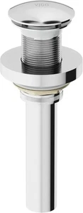 New Vessel Bathroom Sink Pop-Up Drain and Mounting Ring W/O Overflow Fast Ship - Picture 1 of 6