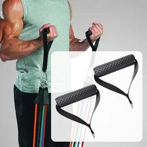 2x Gym Handles Multi Anti Slip Push Pull Resistance Exercise Pull up Handles - Picture 1 of 7