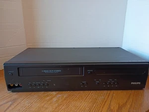 Philips DVD VCR 4 Head Combo Player Recorder DVP3355V/F7 -No Remote Fully Tested - Picture 1 of 9